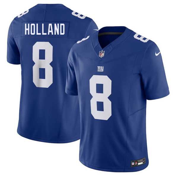 Men & Women & Youth New York Giants #8 Jevon Holland Blue 2025 F.U.S.E. Vapor Untouchable Limited Stitched Jersey